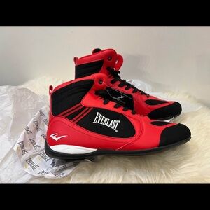 Everlast Red and Black boxing Shoes